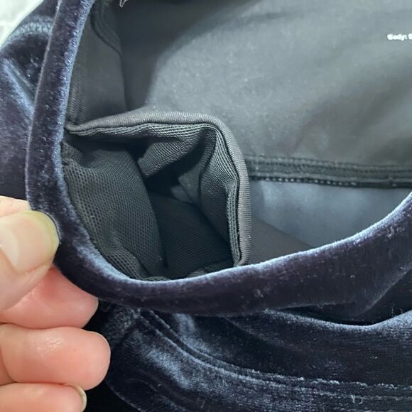 ALALA Velvet Tight Nevy Blue Women Leggings Size XS - Picture 8 of 15